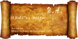 Ujházi Anita névjegykártya